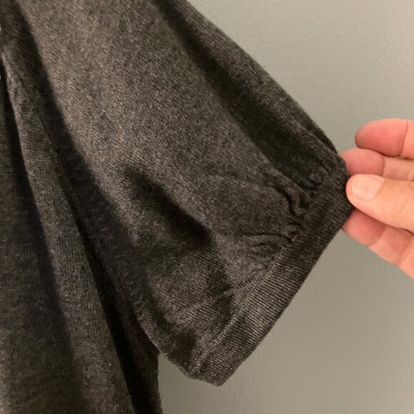 Route 66 Original Clothing Co Womens Gray Round Neck Short Sleeve Shrug Medium - Picture 4 of 7